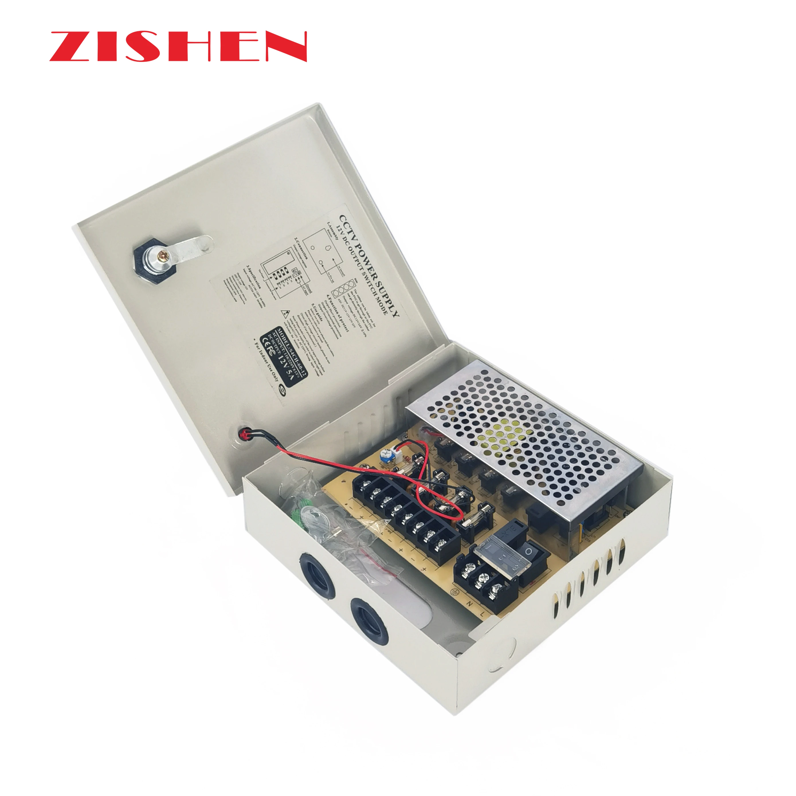 Блок питания для камеры видеонаблюдения, 12 В, 5 А, 60 Вт, 4 канала