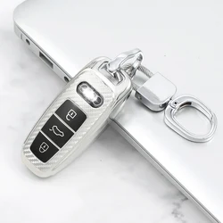 Factory Price Auto Key Protect Holder Shell Ring Car Key Cover Protection Case For Audi