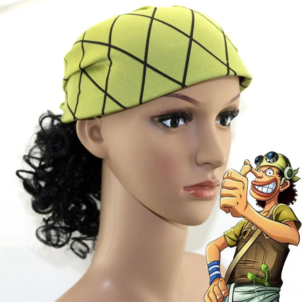 
Custom Colored Japanese Anime ONE PIECE Figure Monkeys D Luffy Cosplay Synthetic Hair Wigs 