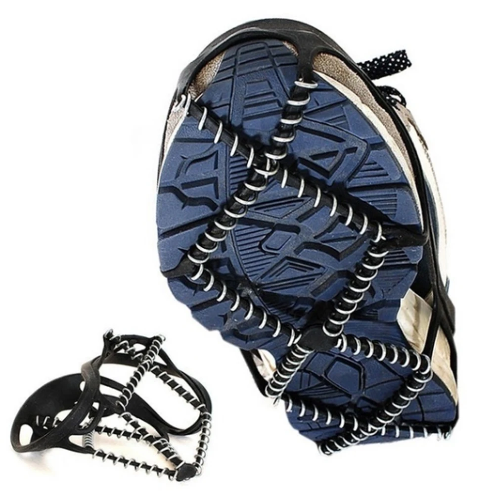 2021 Нескользящие прочные скобы, обувь для снега, резиновый зажим для альпинизма, шипы для снега