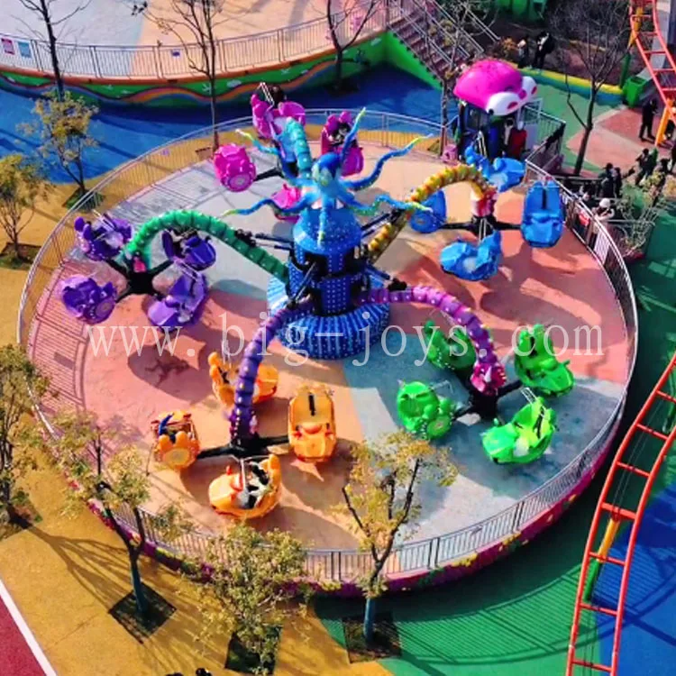Outdoor large rotating octopus amusement equipment Stimulating amusement equipment Factory direct sales