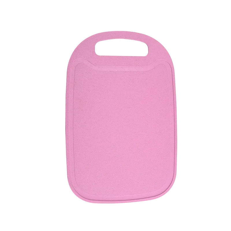 Wholesale Non-slip Plastic Doubled-Sides Wheat Straw Vegetables Fruit Chopping Cutting Board