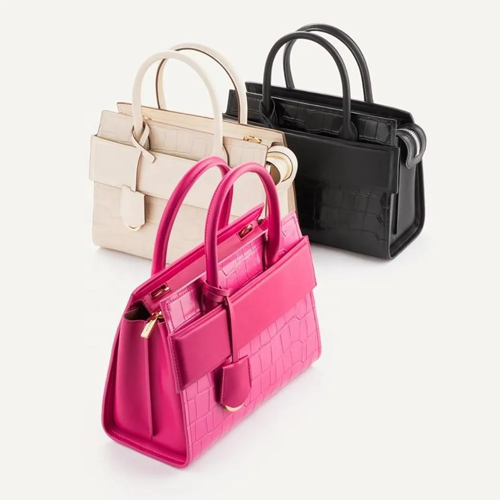 Customized Logo Pu Crocodile Leather Womens Tote Bags Classic Large Capacity Factory Wholesales Fashion Luxury Ladies Handbags