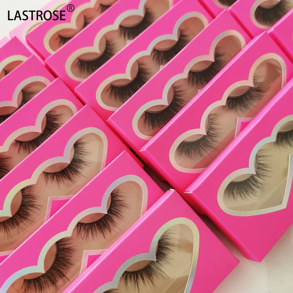 Wholesale natural long 18-20 mm mink eyelashes high quality mink fur 100% handmade natural black mink lashes