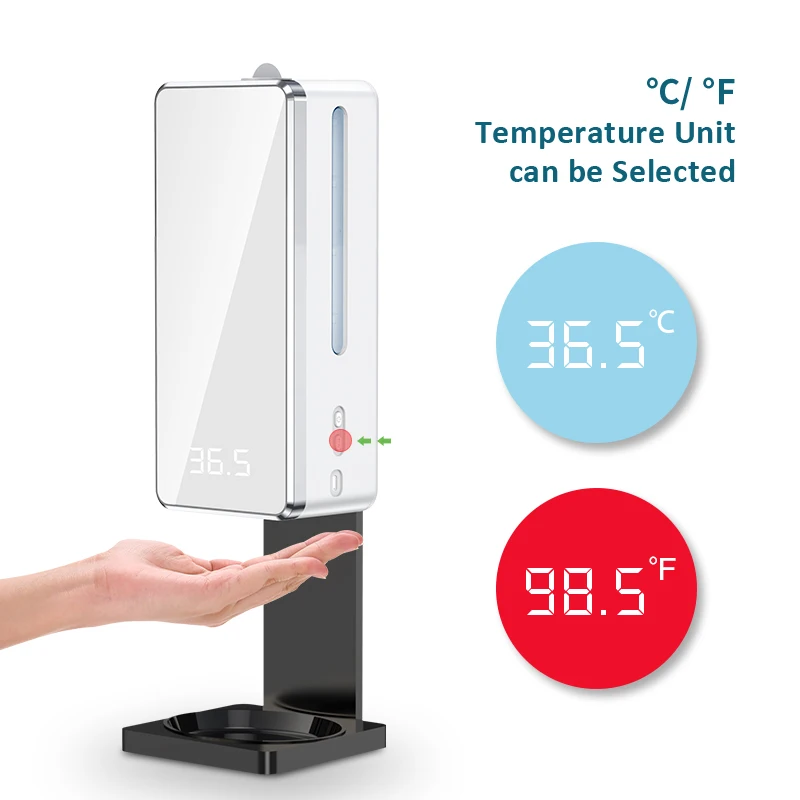 Blitzblue Wholesale Infrared Induction Smart liquid soap Dispenser Gel Alcohol spray Dispenser Automatic k10 Pro duspenser