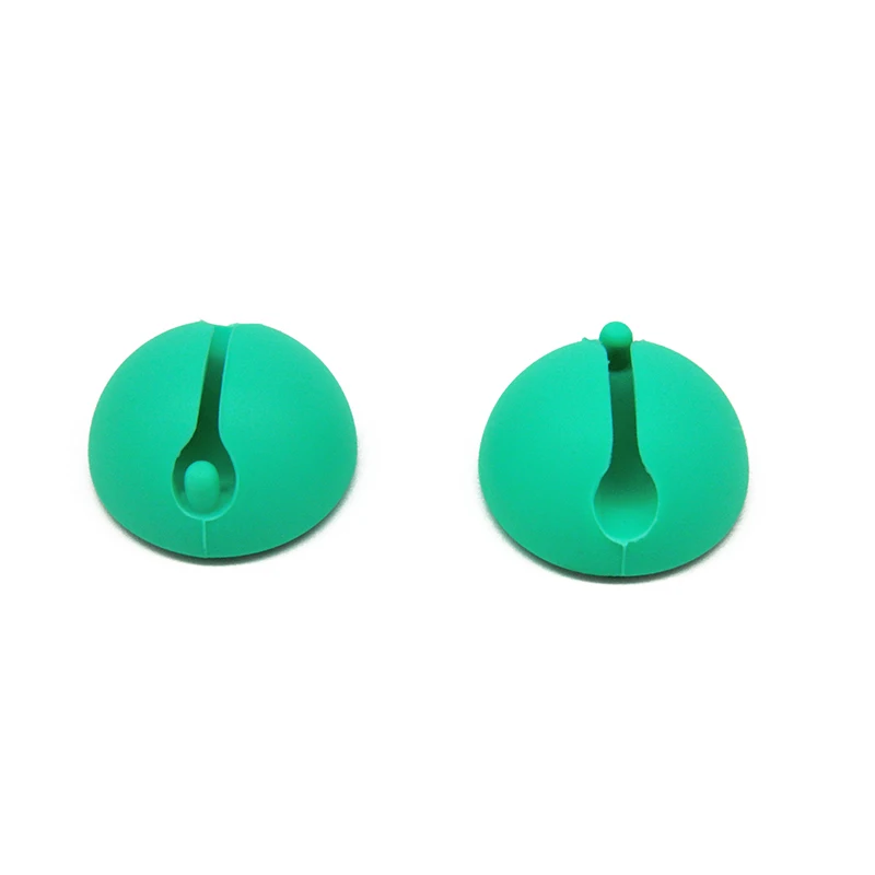 Hot Selling Desktop Cable Organizer Multipurpose Wire Cord Cable Tidy Holder Drop Clips Silicone Organizer Line Fixer Winder