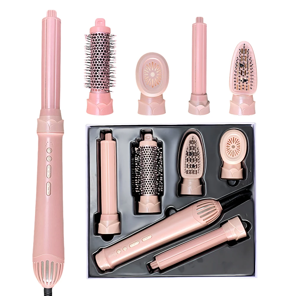 Five Plus 5 in 1 Professional Salon High Speed 110000 Rpm BLDC Brushless Negative Ionic Curling Tool Set Hair Dryer