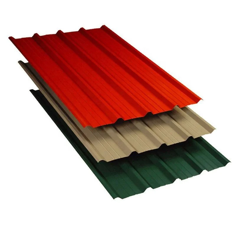 Sheet Galvanized Corrugated with Color Steel Plate Zinc Sandwich Panel Red Anti Time Roof