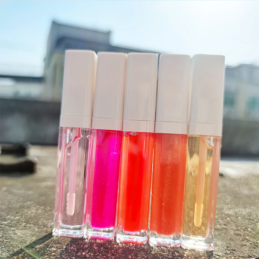 Private Label Lip Gloss Lip Oil Wholesale Vegan Fruit Lipgloss Oil Lip Gloss Plumper Oil