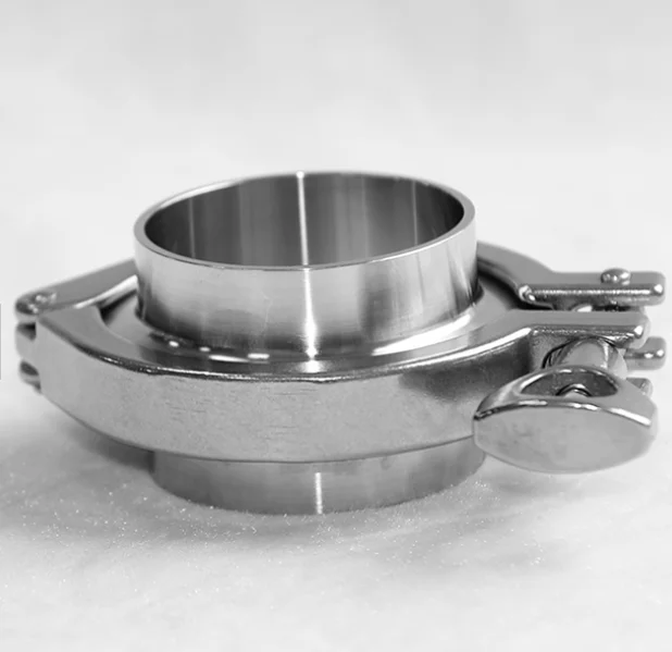 XB sanitary Stainless Steel Tri Clamp Ferrule Union Set (2x Weld Ferrule + 1 x Clamp + 1 x Gasket)