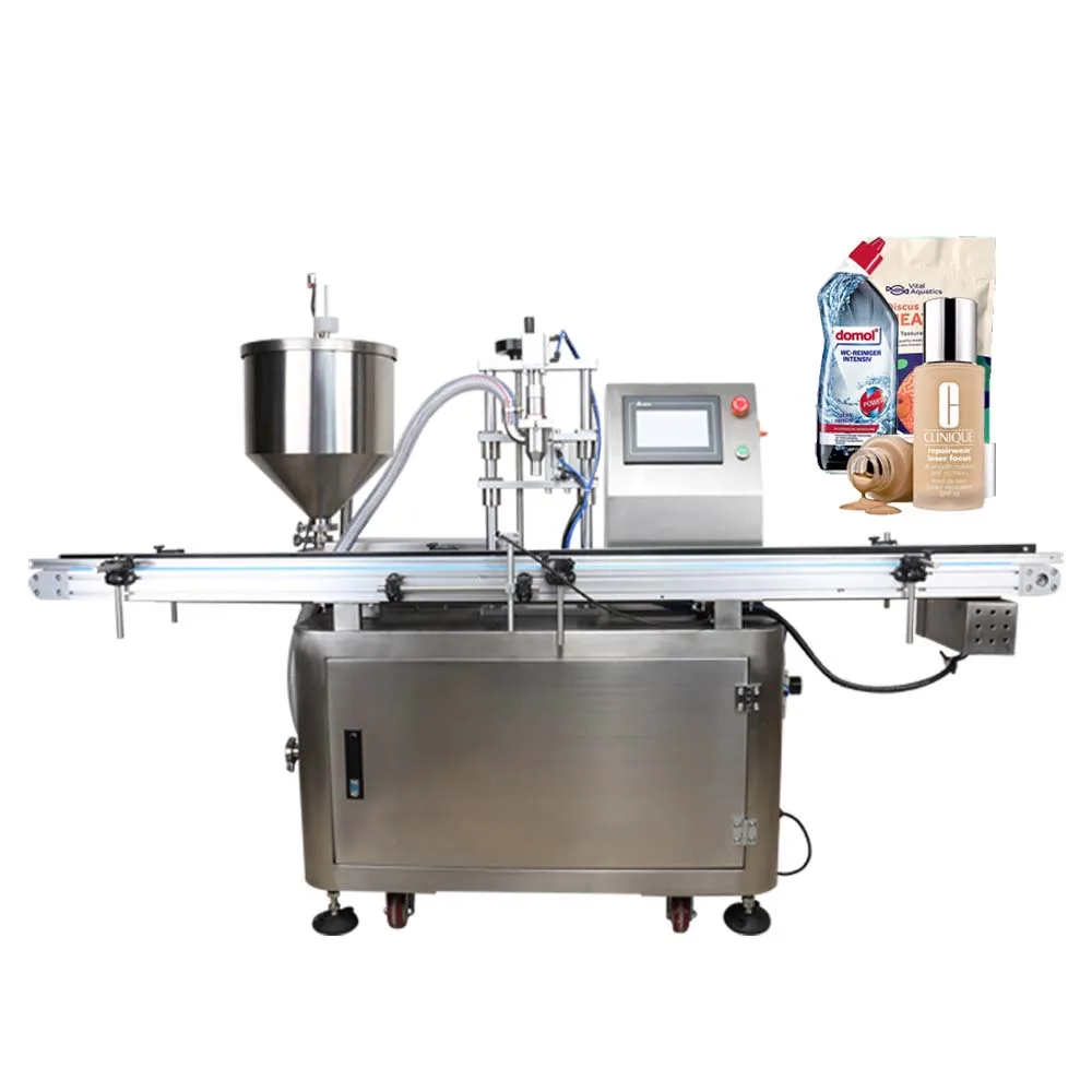 Servo Liquid Oil Perfume Filling Machine Stainless Steel 304 Automatic Bottle Filling Sealing Machine Uht Milk Packing Machine