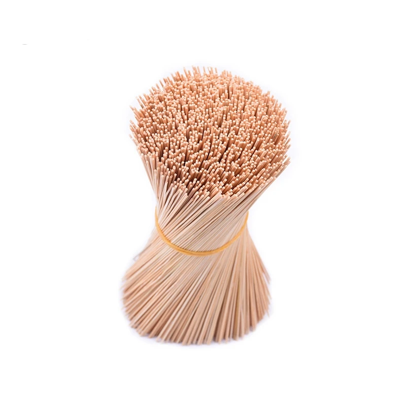 Cheap Bulk Natural Bamboo Solid Unscented Split Sticks DIY Fragrant Core Stick for Buddhism Incense Agarbatti Making