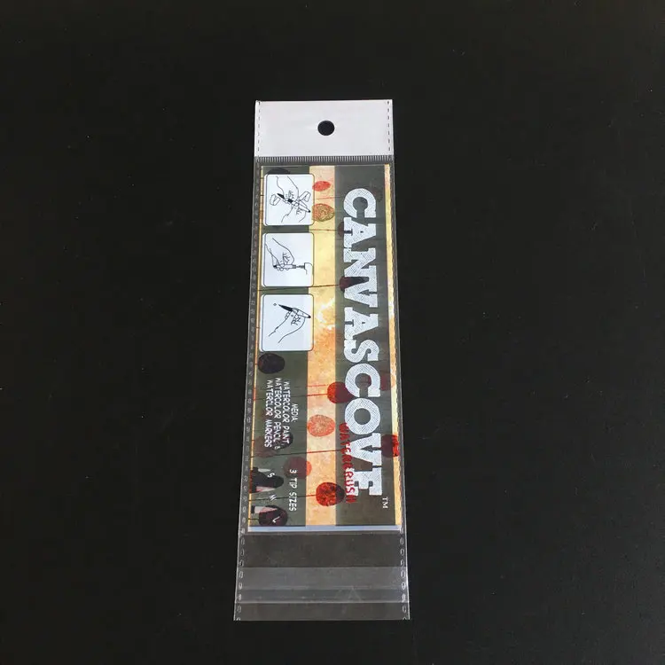 Head Card Opp Header Bag Self-adhesive Pouch Self Adhesive Clear Plastic Bag