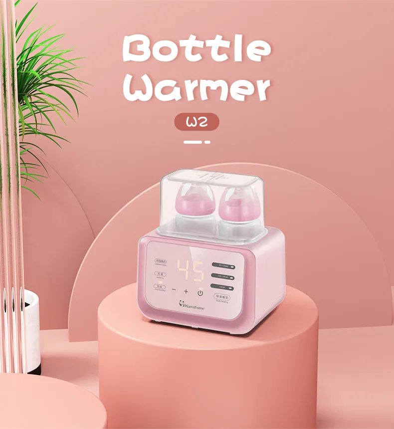 Double Bottle Warmer Multifunctional Double Bottle Warmer Automatic Milk Heating Breast Milk Warmer