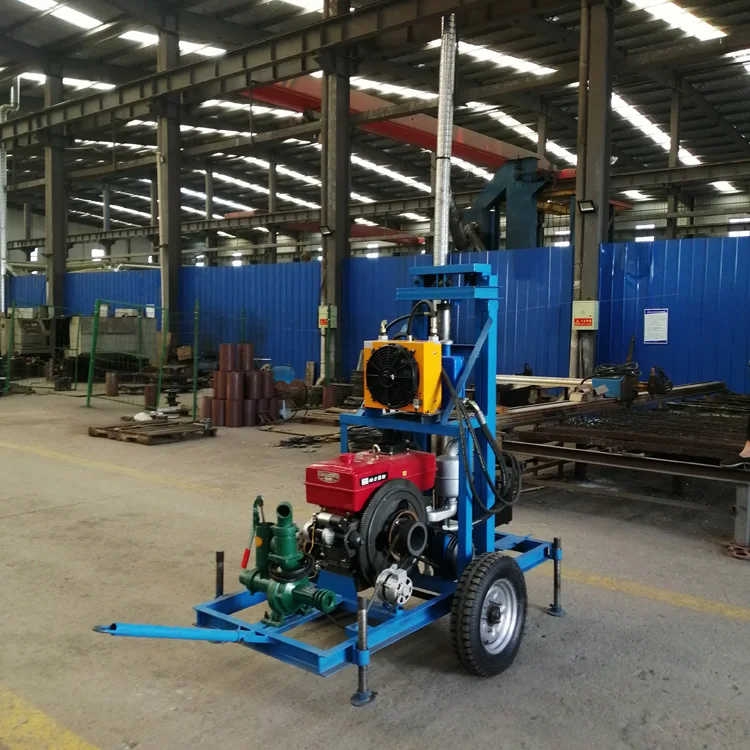 QIYUN mechanical mining rig manufacturers direct sales of high-quality low-cost small 100-meter drill