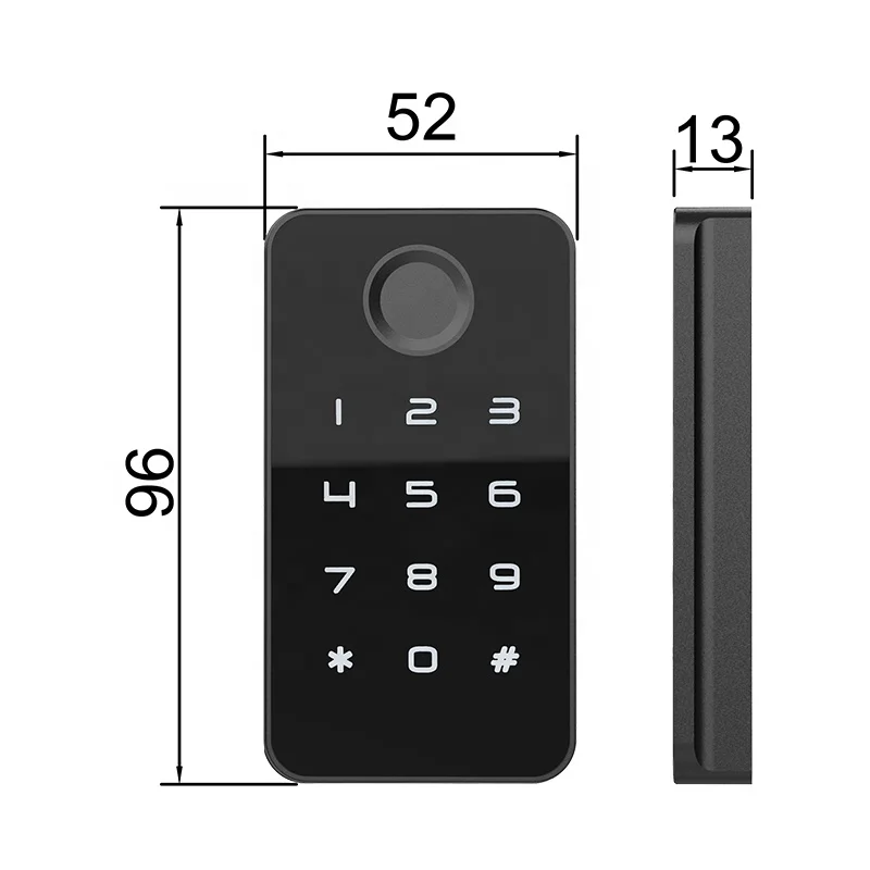 App Control Tuya Wifi Smart Lock Auto Unlock Password Card Fingerprint lock For Wooden Door Lock