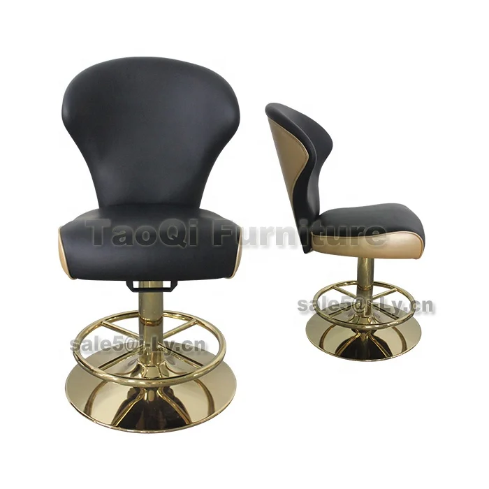 K982 VIP Casino Chair Bar Chair Adjustable Lift Club Furniture Metal Gaming Stool Slot Machine Poker Table Chair