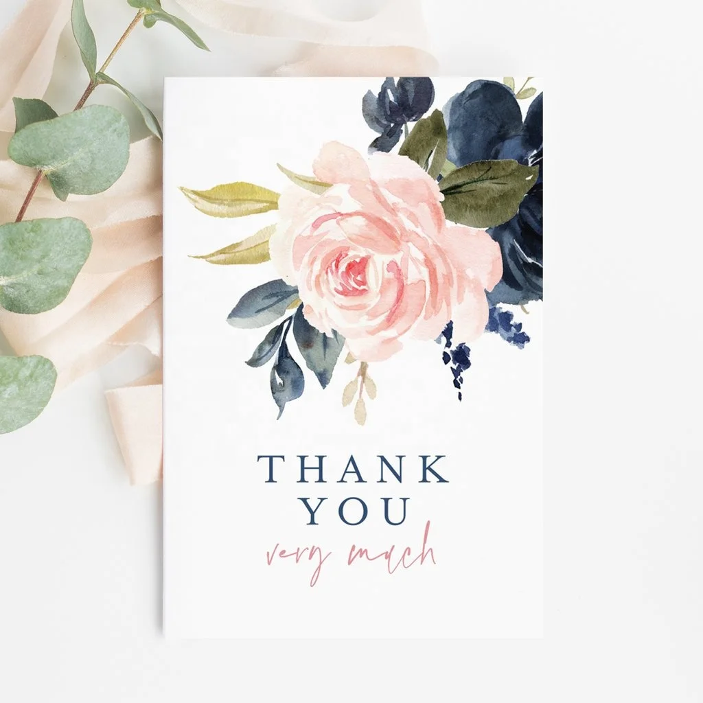 Biodegradable Printed Thank You Cards Custom With Logo Business Paper Card Printing Shopping Cards For Small Business
