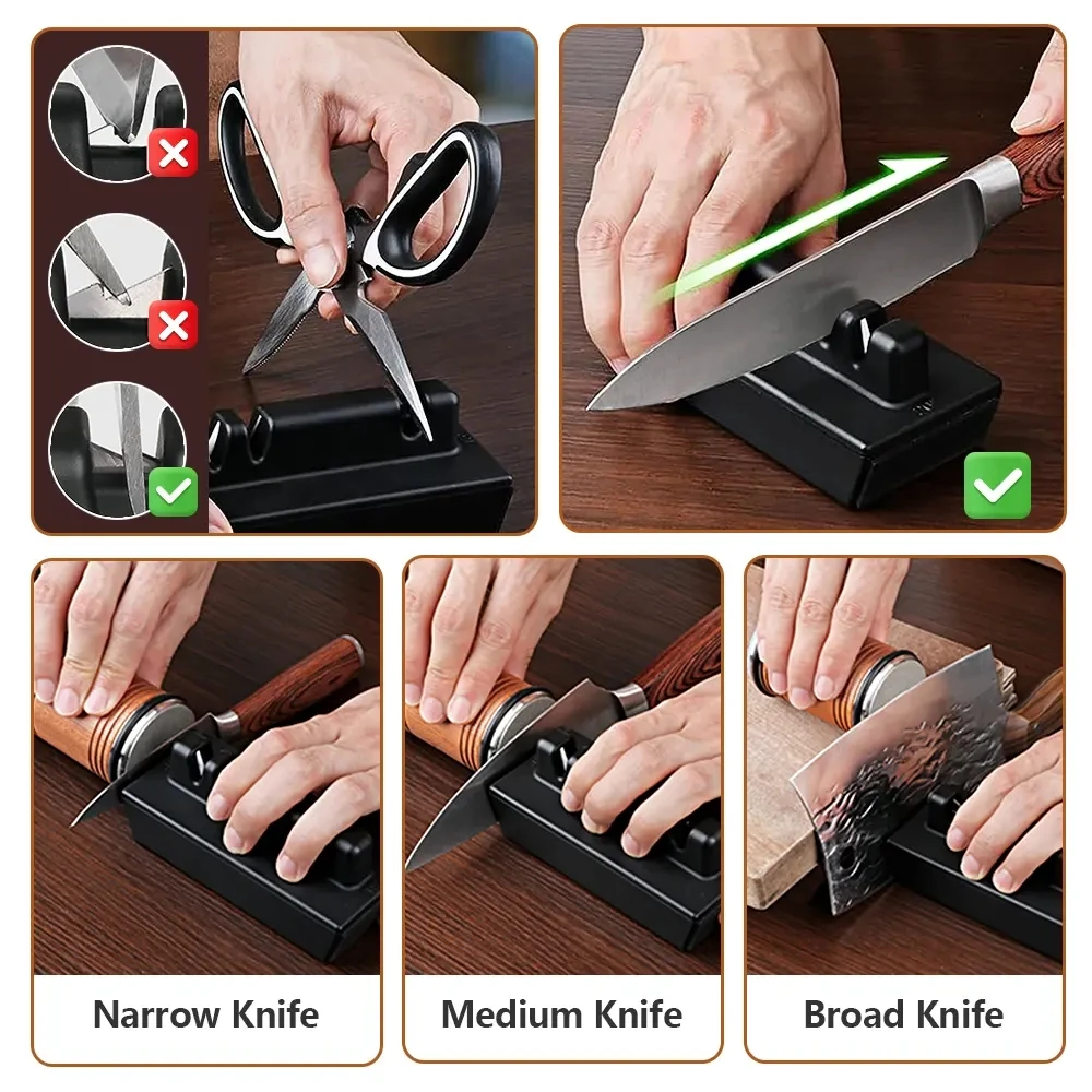 High quality diamond rolling knife sharpener set rolling knife sharpener magnet knife sharpener for home