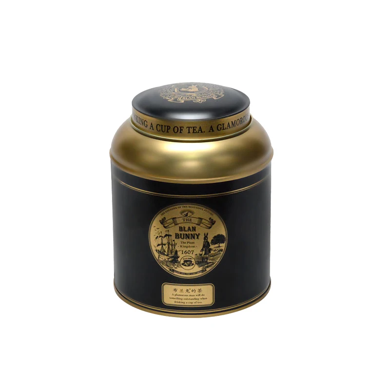 Жестяные банки неправильной формы для упаковки чая на заказ, металлические чайные банки