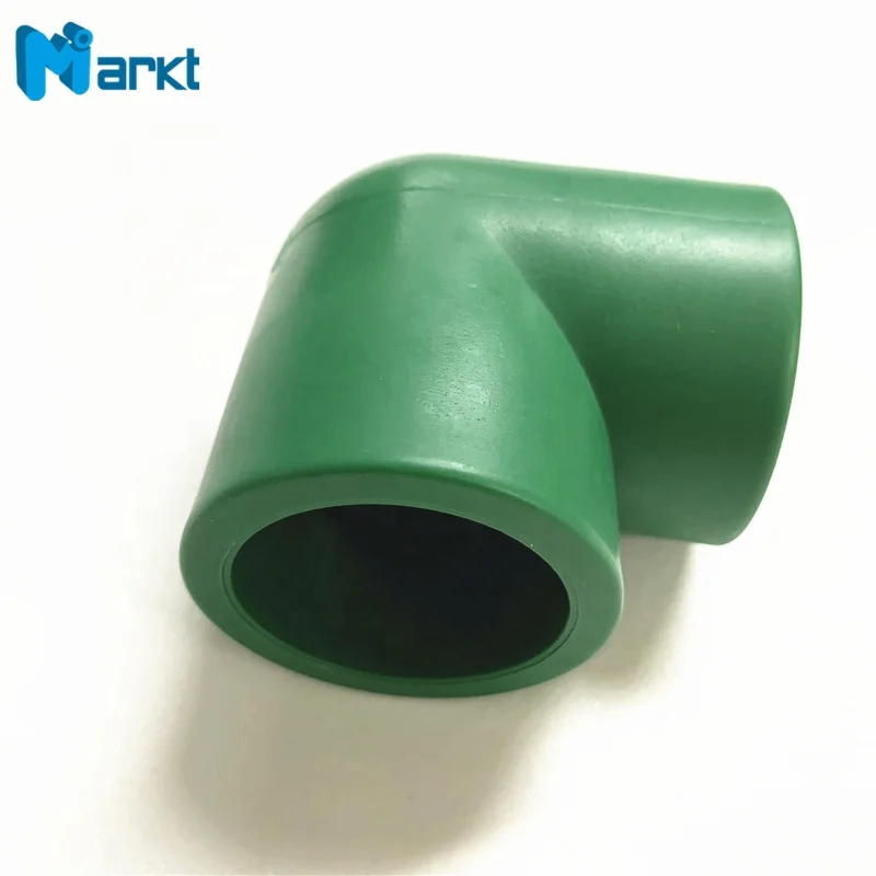 High quality customized 100% raw material 20mm to 160mm green color ppr pipe fitting
