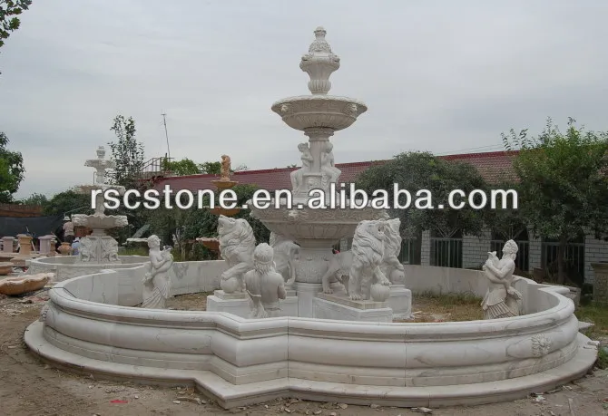 natural stone garden fountain outdoor