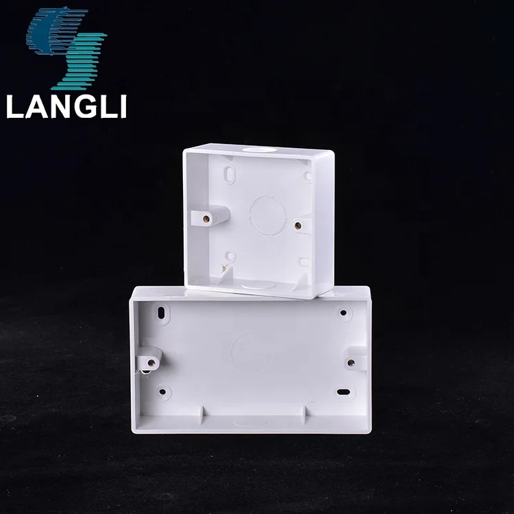 Manufacturer Electrical White Color 86 Type Box Switch Box 86*86