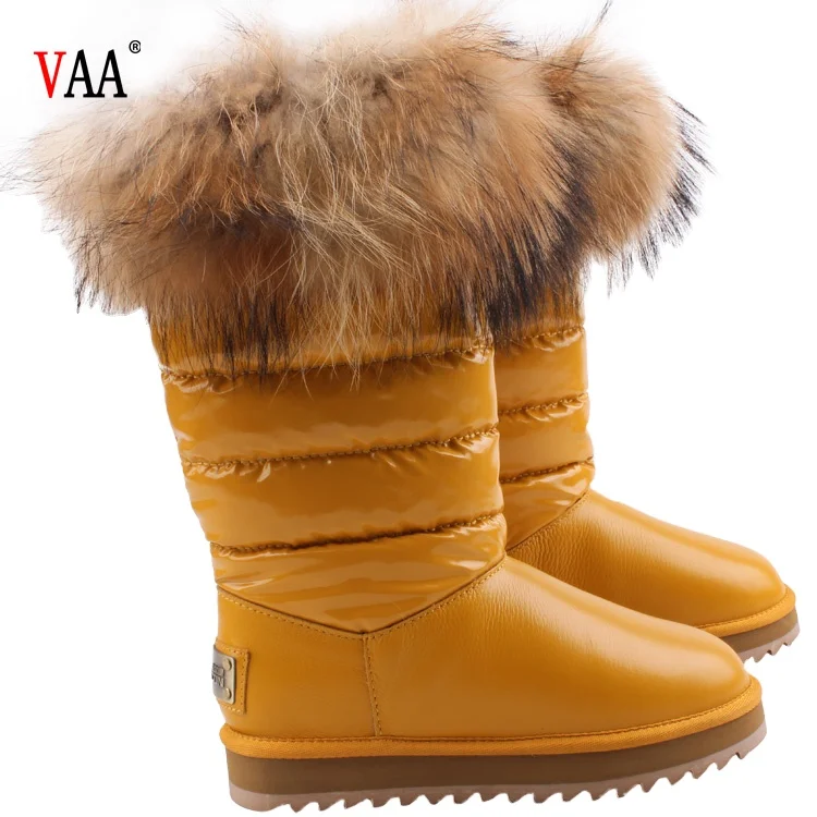 free samples EVA Rubber Leather Winter Snow Women Boots