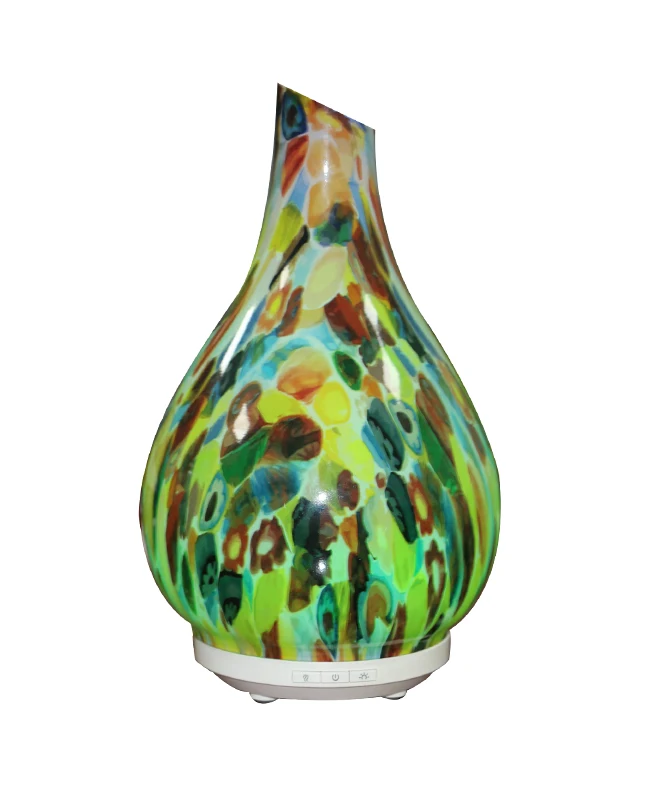 
2021 unique glass aromatherapy machines 120ml essential oil diffuser cool mist ultrasonic humidifier 