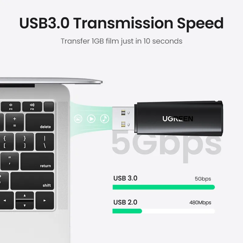 UGREEN устройство для чтения карт USB 3 0 2 до SD карта Micro памяти TF адаптер ноутбука аксессуары мульти смарт-кардридер
