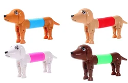 Stress Relief Sensory Dog Plastic Tubes Stretch Fidget Pipe Decompression Spring Tube Other Classic Toys for Girls Boys