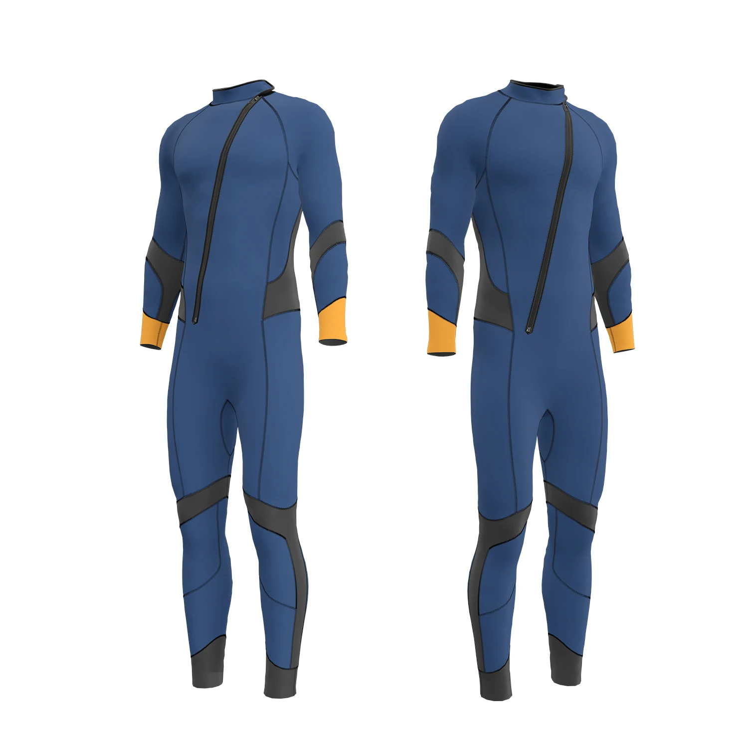 Новый дизайн 2022, неопреновый гидрокостюм 3 мм для подводного плавания, гидрокостюм для мужчин, полноразмерный, с передней молнией, для плавания, серфинга, каякинга