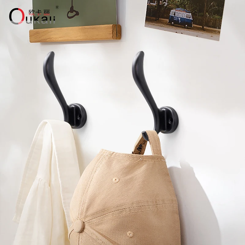 Metal Double Hat and Coat Door Hooks Robe Dress Hangers & Hook at cheapest cost direct from factory