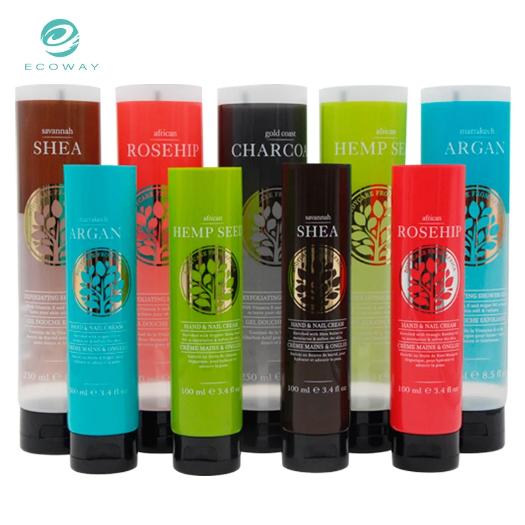 250 мл 100 мл крем для рук лосьон для тела с индивидуальным принтом разноцветный пластиковый косметический Мягкий Тюбик с упаковкой