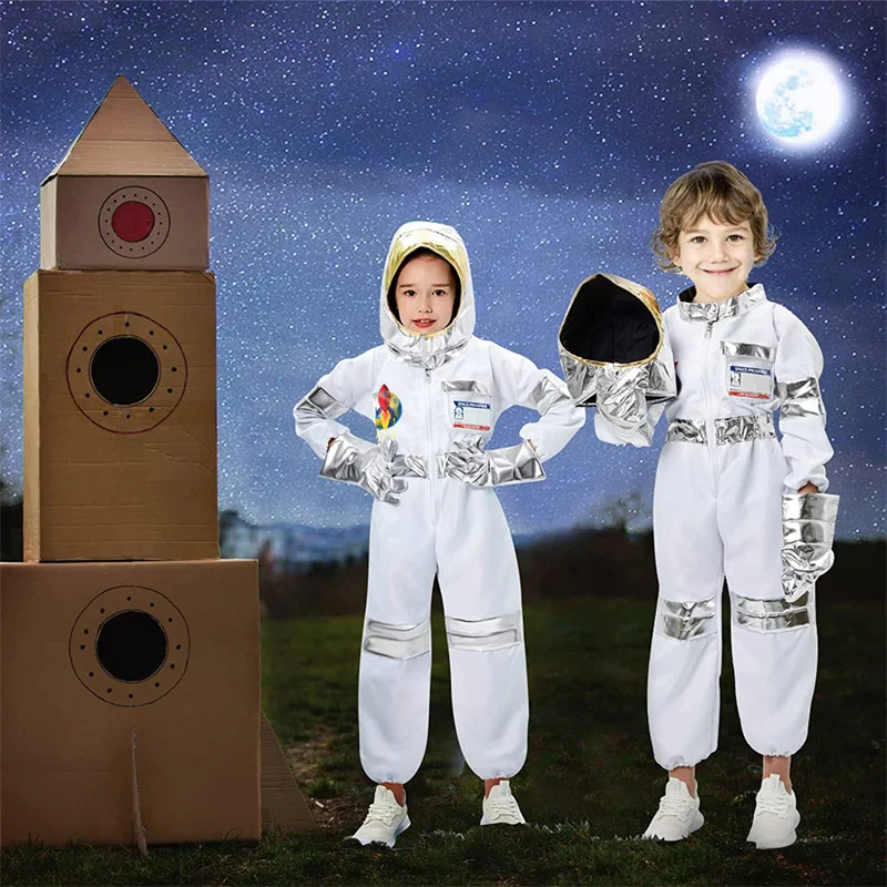 Kids TV movie Costume Boys Girls Astronaut Cosplay costume Clothing set