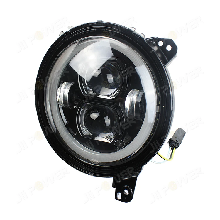 9 inches Round 90w IP67 LED headlamps for Wrangler JL  2018-2023 Gladiator