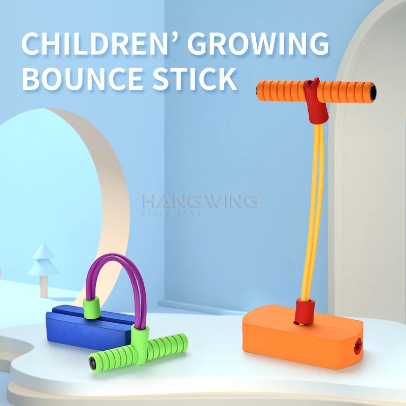 HW Kids Outdoor Sports Set Pogo Jumpers Foam Exercise Classical Toys Frog Jump Growing Bounce Stick
