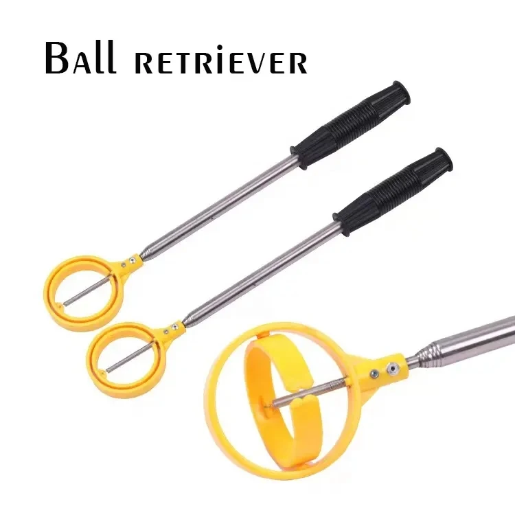 telescopic aluminum golf ball picker retriever transparent pick up tool suction cup shag tube