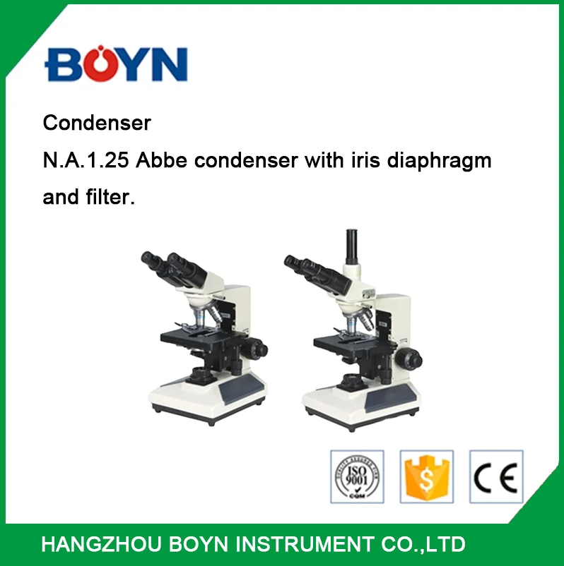 XSZ-120,120E Laboratory biological Binocular Trinocular microscope with Double layer mechanical stage and LED illumination