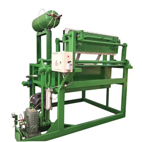 Small manual paper pulp moulding egg tray making machine for egg dish