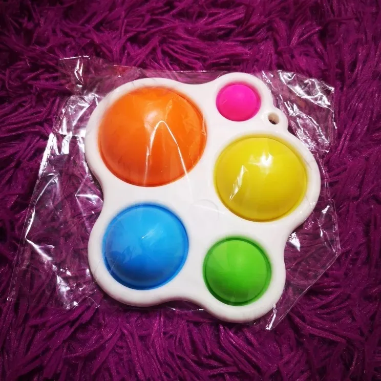 2021 Popular  fidgets toy different color top product push bubble fidget sensory toys for every kind of industry people