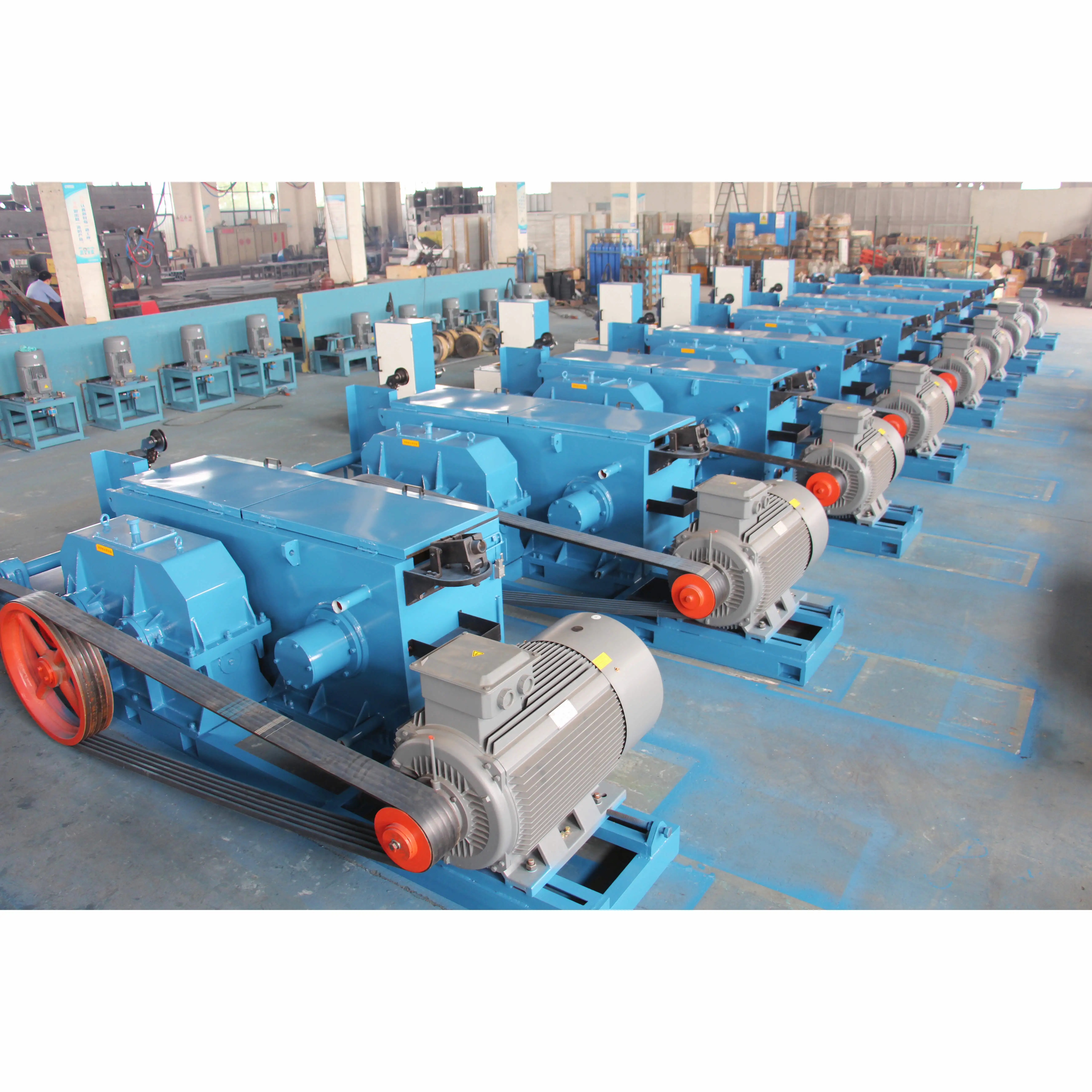 Automatic Cnc Control Line Continuous Plc+Touch Screen Fine Drawing Straight Wire Drawing Machine