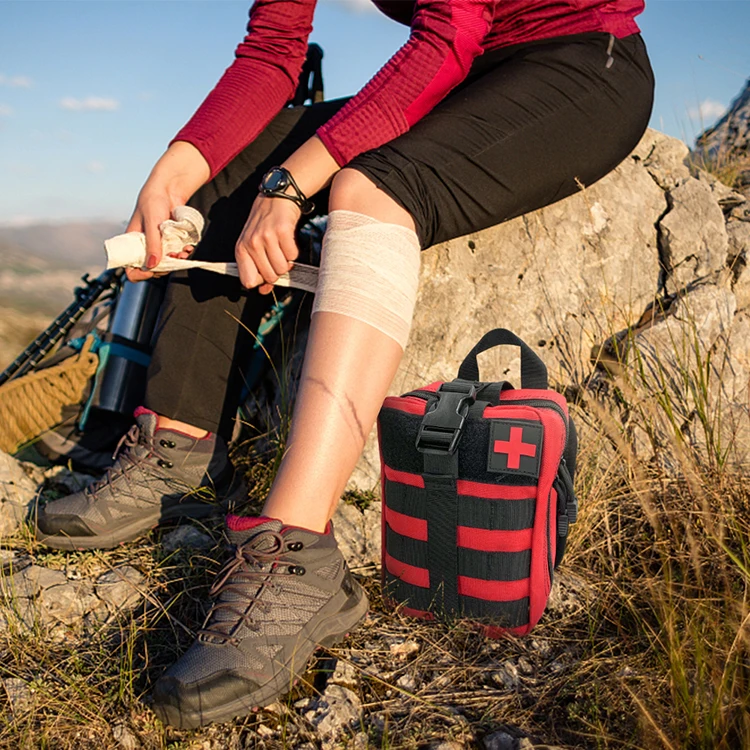 manufacture custom emergency medical treat survival kit backpack with food in metal tin bulk