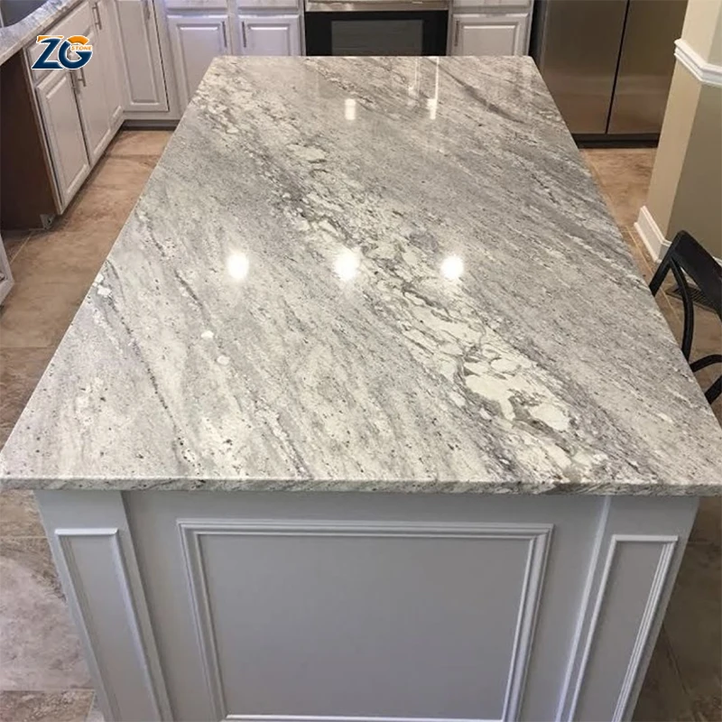 ZGSTONE Factory Customized Size Natural Stone G602 Grey Granite Stone Slab Kitchen Countertop Table Island Top