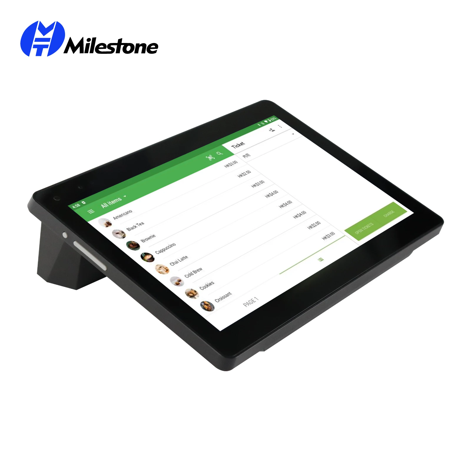 MHT-D2 Easy Pay Android Tablet With Nfc Scan Qr Code Tablet Cashier System Pos Touch Dynamic With Fingerprint Scanner Nfc Tablet