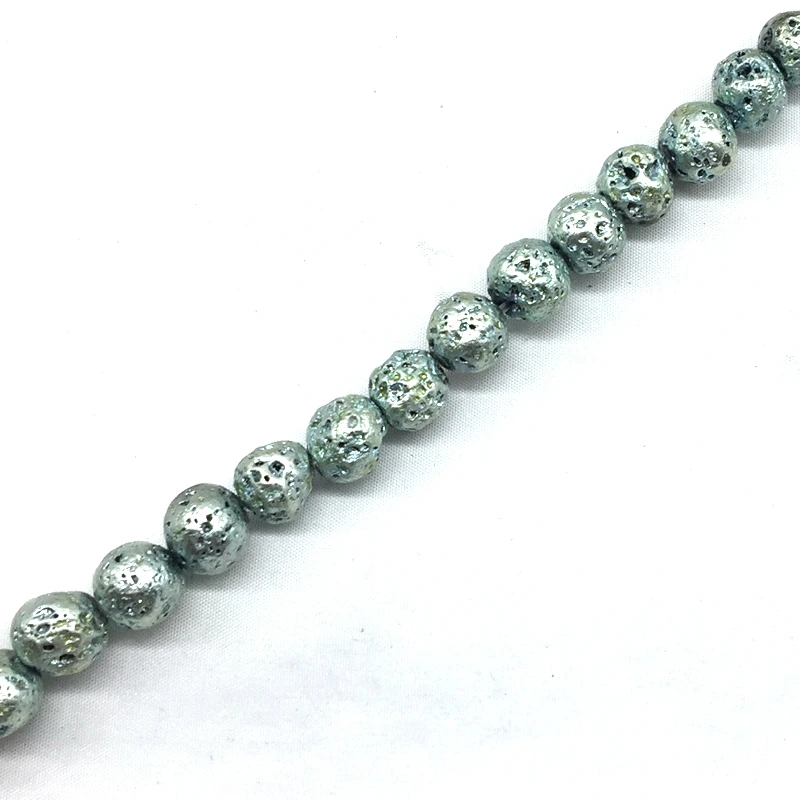 2019 New Lava Stone Beads Volcano Bead Strings Color Plating For DIY Making Jewelry Bracelet Bangles