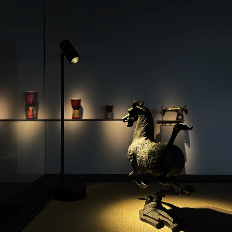 3W LED Rechargeable Spotlight Lamp High Pole For Jewelry Watch Museum Lighting