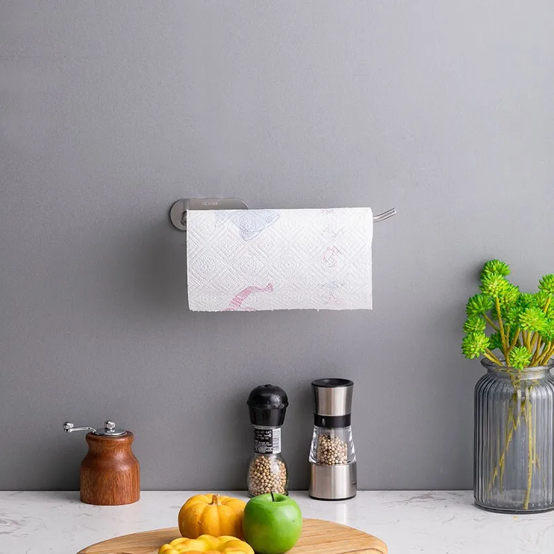 Paper Towel Holder Adhesive Kitchen Paper Towel holder Stainless Steel Paper Towel Holder