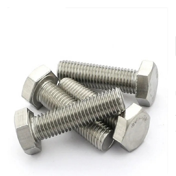 China Factory Fasteners sale 8.8 grade hexagonal bolt DIN931 M8 M16 M20 M22 Stainless Steel Hex Bolt and Galvanized Bolt