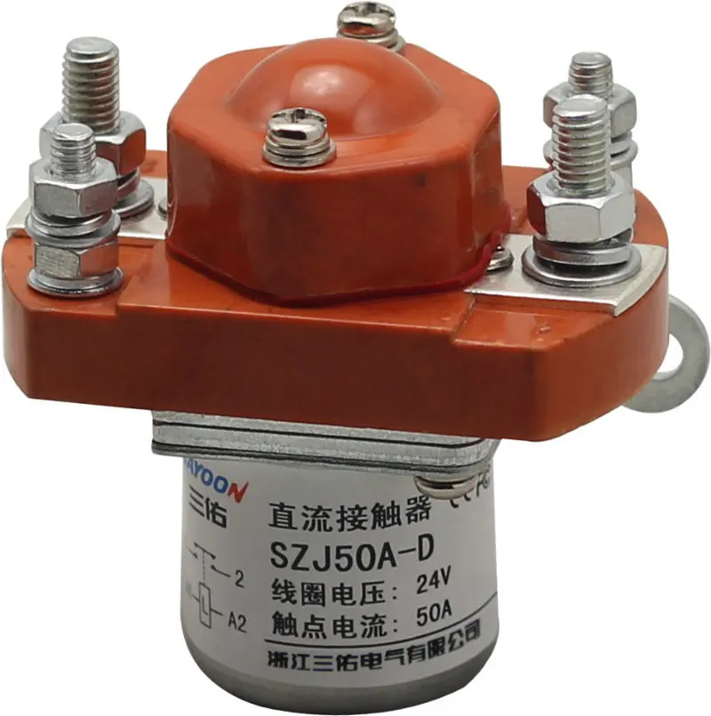 SAYOON 50A контактор цепи 12V 24V 36V 48V 60V 72V dc контактор двигателя